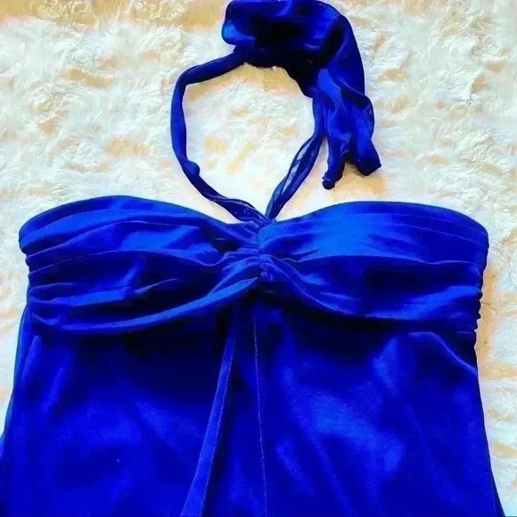 B Smart Royal Blue Maxi Dress Size 14 - Picture 2 of 5